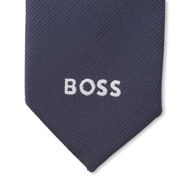 Corbata Boss azul marino para niño y teen